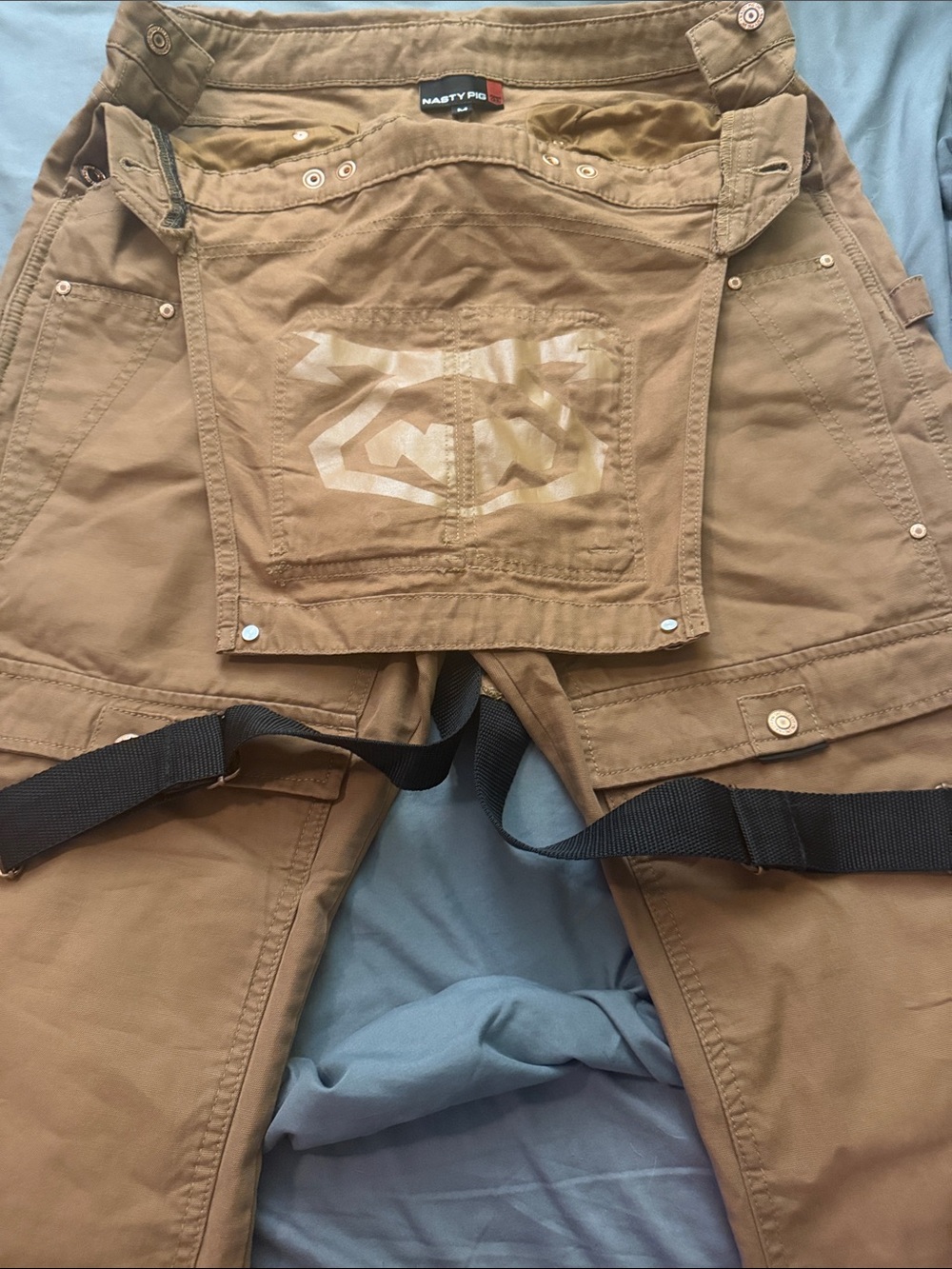 Nasty Pig Tan Utility Cargo Pants with Straps